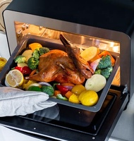 25L EE25SE-AAHO vendas Quentes mini elétrica torradeira forno de cozimento a vapor combi