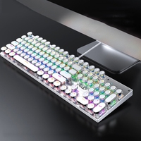 Keyboard, Mouse, dan Headphone Gaming Mekanik RGB Combo Kabel 2023 Terbaru, 104 Tombol untuk PC Komputer