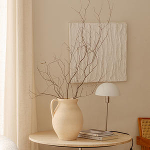 Vase en céramique bohème pour fleurs séchées, grand calibre, pour arrangement floral dans le salon, Vietnam - Product Image 4