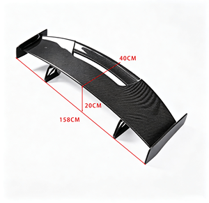 Alerón trasero de fibra de carbono Real MAD Style GT para BMW <span class=keywords><strong>3</strong></span> 4 5 Series M2M3M4F30F32F80F82F87F90F10 - Product Image 2