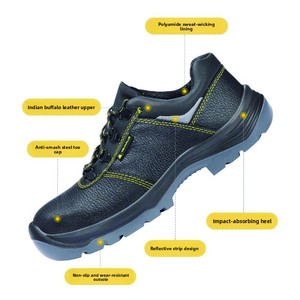DELTAPLUS <span class=keywords><strong>Scarpe</strong></span> Antinfortunistiche da Uomo con Punta in Acciaio, Antiurto, Antiperforazione, Antistatiche, Tomaia in Pelle Bovina per Settore Elettrico - Product Image 3