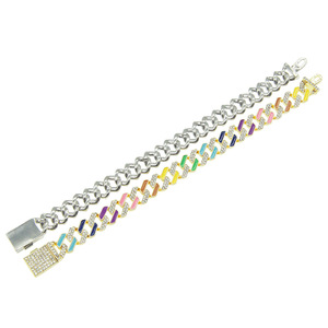 Drip Cuban Chain <b>Bracelet</b>, Cool <b>Bracelet</b>, Jewelry Tanjing Fashion Lijing Necklace - Product Image 5