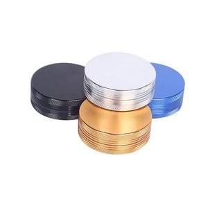 Aluminum Alloy 2-Piece <b>Herb</b> <b>Grinder</b> 63mm Round Simple Style Metal Grinding Tool for Dry <b>Herb</b> - Product Image 3