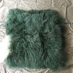 Almohada <span class=keywords><strong>Chinchilla</strong></span> de cordero tibetano de <span class=keywords><strong>pelo</strong></span> largo - Product Image 3