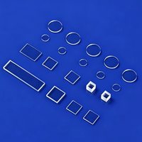 Dalle de silice fondue sur mesure pour composants de laboratoire semi-conducteur résistants à la chaleur, soudage, forme circulaire, approvisionnement direct usine