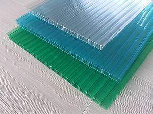 Multiwall Color Twin Wall 4mm 6mm 10mm Feuille de <span class=keywords><strong>polycarbonate</strong></span> <span class=keywords><strong>Plaque</strong></span> creuse en <span class=keywords><strong>polycarbonate</strong></span> Panneaux pour serre pour serre - Product Image 3