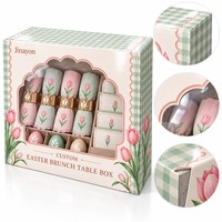 Boîte cadeau rigide pour bougie avec logo personnalisé, emballage imprimé CMYK, boîte d'expédition avec laminage brillant