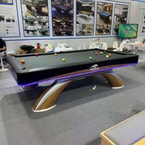 Fabricant d'usine de tables de billard de qualité supérieure en ardoise naturelle, prix de gros, pour jeux de sport en intérieur, 9ft et 8ft - Product Image 1
