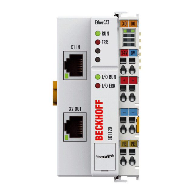 New BECKHOFF  EK1100 BK1120 BK5120 BK2000 BK3120 KL1104  KL9187 KL1408 EtherCAT Bus Coupler for Standard Bus Terminals
