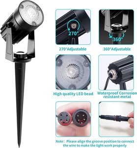 Đầy Màu sắc IP65 ngoài trời <span class=keywords><strong>LED</strong></span> năng lượng mặt trời đèn sân khấu điện áp thấp RGB đèn pha cho sân vườn cây cỏ hiệu quả chiếu sáng cảnh quan - Product Image 4