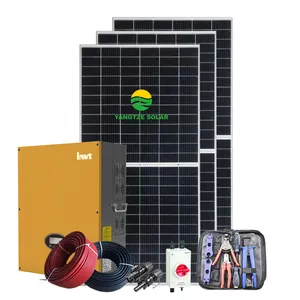 Instalação fácil de frete grátis 1mw no sistema solar da grade com painel solar de alta eficiência