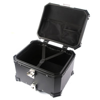 Boîtes arrière de moto en aluminium étanches, marque OEM, différentes tailles 25L/32L/45L/55L/65L/80L, garantie 3 mois, bagages latéraux
