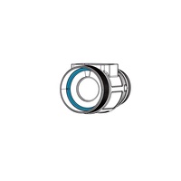 ARGUS BNVD1431/PVS14 Cincin Penahan Tabung Inframerah Plano-Konveks Universal PVS-14 OEM