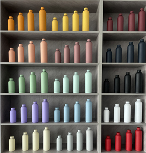 custom logo 500ml <b>hot</b> and cold double wall thermal eco <b>drink</b> tumbler vacuum insulated metal 304 stainless steel water bottle - Product Image 2
