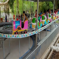 Pista de Montaña Rusa en Venta, Riel de Pedales para Parque en Casa, Vagón Dragón de Madera, Bloques de Construcción, Costo de Montaña Rusa DIY