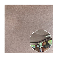 Vente en gros de tissu d'ameublement en daim Coussin de canapé Matériau d'enveloppement intérieur de voiture Lots en stock