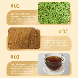 Poudre de thé vert japonais torréfié en gros pour usine, poudre de Hojicha riche en arôme torréfié pour le thé au lait, les desserts et la pâtisserie - Product Image 5