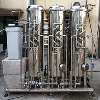 Sistema de Ósmosis Inversa de Acero Inoxidable, Equipo de Purificación de Agua con Motor de Bomba, 1 Año de Garantía