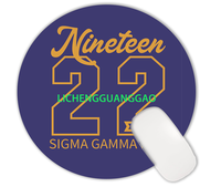Sıcak Satışlar Kız Öğrenci Yurdu Mouse Pad Toptan Yüksek Kaliteli Yuvarlak Rahat Özel Kauçuk Mouse Pad Ofis İçin