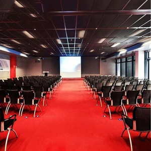 Alfombra Reversible de Poliéster Rojo No Tejido para Pasillos, Lavable, para Exposiciones, Decoración de Fiestas Temáticas de Cine, Campamentos - Product Image 6