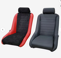 Siège baquet de course personnalisé en usine, siège baquet original en cuir PVC pour voiture, siège baquet de course en daim