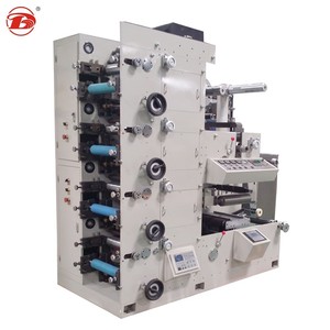 DBRY-320 4 màu tháp Loại máy in flexo nhãn máy in flexo tự dính - Product Image 2