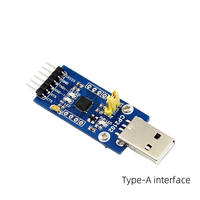 Módulo Serial USB TTL UART CP2102 con Interfaces A/C/Mini/Micro, Placa de Depuración con Interruptor de 3.3V/5V para Programación de Arduino ESP32 PLC