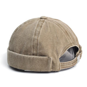 Gorro de Béisbol Personalizado de 6 Paneles de Algodón sin Visera con Diseño de Piel de Melón para Regalo de Esquí para Inquilinos Gorros Docker Marinero - Product Image 3