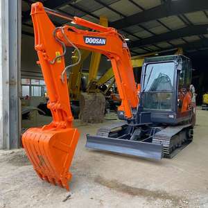 Doosan เครื่องขุดมือสองเครื่องจักร DX60 6ตันน้ำหนักปฏิบัติการสภาพดีสำหรับการก่อสร้างทางวิศวกรรม - Product Image 2