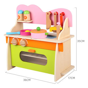 Jouets éducatifs Montessori les plus vendus, cuisine en bois multifonctionnelle, vente directe du fabricant pour garçons et filles - Product Image 5