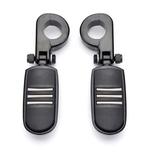 Repose-pieds de <span class=keywords><strong>moto</strong></span> réglable 32mm pour Harley Sportster XL Dyna Softail - Product Image 1