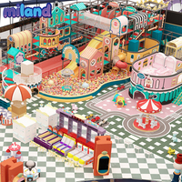 Nouvelles installations de parc d'attractions, équipement de terrain de jeu intérieur avec toboggan pour enfants
