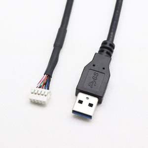 TYPE-C bir USB3.0 erkek + manyetik halka Tomolex 2.0-10PIN kablo JST-PHD2.0-10 pin2 x 5 çift sıralı konnektörler - Product Image 1