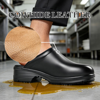 Chaussures de chef CHUDUN, semelle en caoutchouc antidérapante, légères, imperméables, chaussures de travail professionnelles en cuir véritable pour la restauration