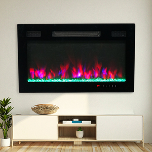 Dẫn Lò sưởi điện nóng điều khiển từ xa TV đứng ngọn lửa chèn màu hiện đại thay đổi dẫn Lò sưởi điện treo tường - Product Image 3