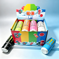 Jouet souple en forme de canette de boisson Monster, jouet anti-stress à rebond lent en mousse PU, vente en gros