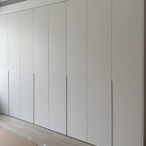 Armario <span class=keywords><strong>de</strong></span> Esquina en Forma <span class=keywords><strong>de</strong></span> L <span class=keywords><strong>de</strong></span> Madera Maciza con Diseño Moderno Personalizado, Armario Independiente <span class=keywords><strong>de</strong></span> <span class=keywords><strong>Una</strong></span> <span class=keywords><strong>Puerta</strong></span> para Dormitorio Principal o Comedor - Product Image 1