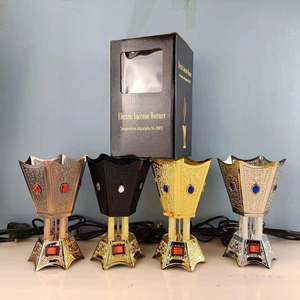 Metal Mubkhar <b>Incense</b> Oud Bakhoor Burner Luxury Arabic Aromatic <b>Incense</b> - Product Image 1