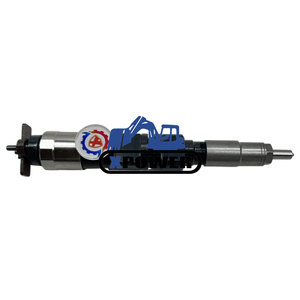 Injecteur de carburant XPower neuf 095000-6470 RE546777 Noir/Argent pour moteur 6090 9.0L d'excavatrice sur chenilles avec garantie de 6 mois - Product Image 1