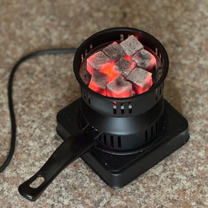 Four à charbon multifonction à température réglable, brûleur à charbon pour chicha, accessoires de fumage de narguilé en gros - Product Image 2