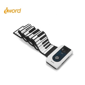 88 teclas Piano Electrónico portátil mano rollo Piano con medio ambiente de teclado de silicona y el cuerno - Product Image 6