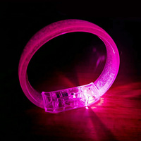 Bracelets LED multicolores avec bracelet à bulles lumineuses, bracelet lumineux clignotant pour fête, bracelet lumineux de Noël