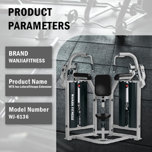 Équipement de fitness professionnel commercial, machine de musculation à charge par broches <span class=keywords><strong>pour</strong></span> extensions isolatérales des <span class=keywords><strong>triceps</strong></span> - Product Image 3