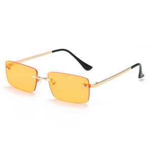 Óculos de sol retângulo pequeno vintage, óculos para homens e mulheres - Product Image 1