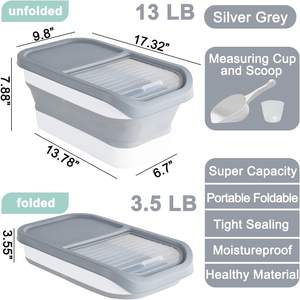 Manufacturer Packaging Printed <strong>15kg</strong> Pet <strong>Food</strong> Storage Bin <strong>Dog</strong> <strong>Food</strong> <strong>Container</strong> Plastic Pet <strong>Food</strong> <strong>Container</strong> - Product Image 5