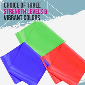 Bandes de thérapie physique en latex élastique très légères (5-10 LBS) – Vente en gros de bandes de fitness en caoutchouc latex pour étirements et thérapie physique - Product Image 2