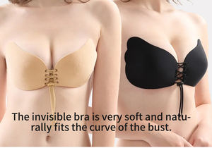 Cubrepezones <span class=keywords><strong>Adhesivos</strong></span> de Silicona Reutilizables <span class=keywords><strong>para</strong></span> Mujer, Ligeros, con Diseño de Alas Divertidas y Efecto <span class=keywords><strong>Push</strong></span>-<span class=keywords><strong>up</strong></span> - Product Image 3