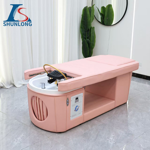 Lit de shampooing avec dossier réglable Tête de lavage des cheveux de salon Thérapie spa Tête de <span class=keywords><strong>camilla</strong></span> rose Lit de massage avec shampooing thaï - Product Image 2