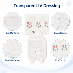 Pansement auto-adhésif en forme de U pour fixation IV, soin respirant et hypoallergénique pour enfants, marque privée - Product Image 5
