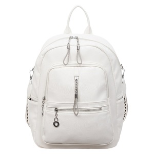 กระเป๋าเป้สะพายหลังผู้หญิงความจุขนาดใหญ่สำหรับเดินทางนักเรียนลำลองใช้เก็บของได้หลายชั้นดีไซน์เรียบง่ายจากต่างประเทศ - Product Image 2